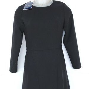 Oscar de la Renta Black Wool Dress size 10